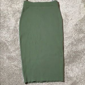 High Waist Pencil Skirt